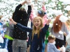 Foam disco for children in the park
